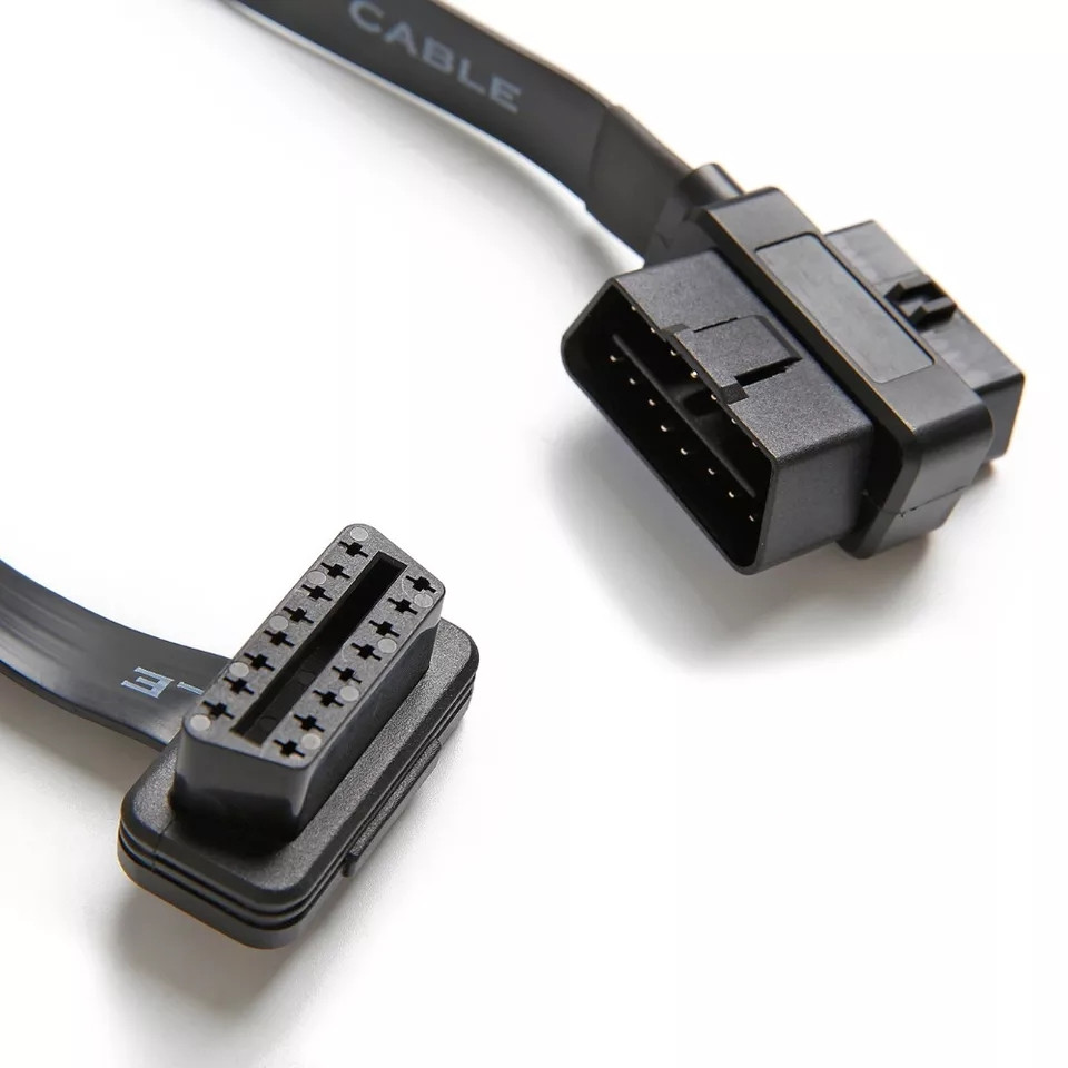 Подовжувач OBD2 16-pin (подовжуючий кабель, прохідний разьем) 45 см