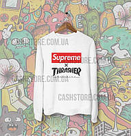 Cвитшот | Толстовка | Supreme x Thrasher | Унисекс