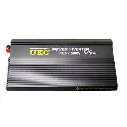 Професійний інвертор перетворювач UKC 12V-220V RCp-1500W