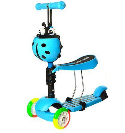 Триколісний самокат iTrike Maxi 3 в 1 JR 3-054-H, синій, фото 1