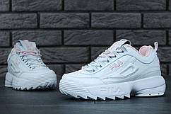 Кросівки жіночі в стилі FILA Disruptor II Pink Flamingo