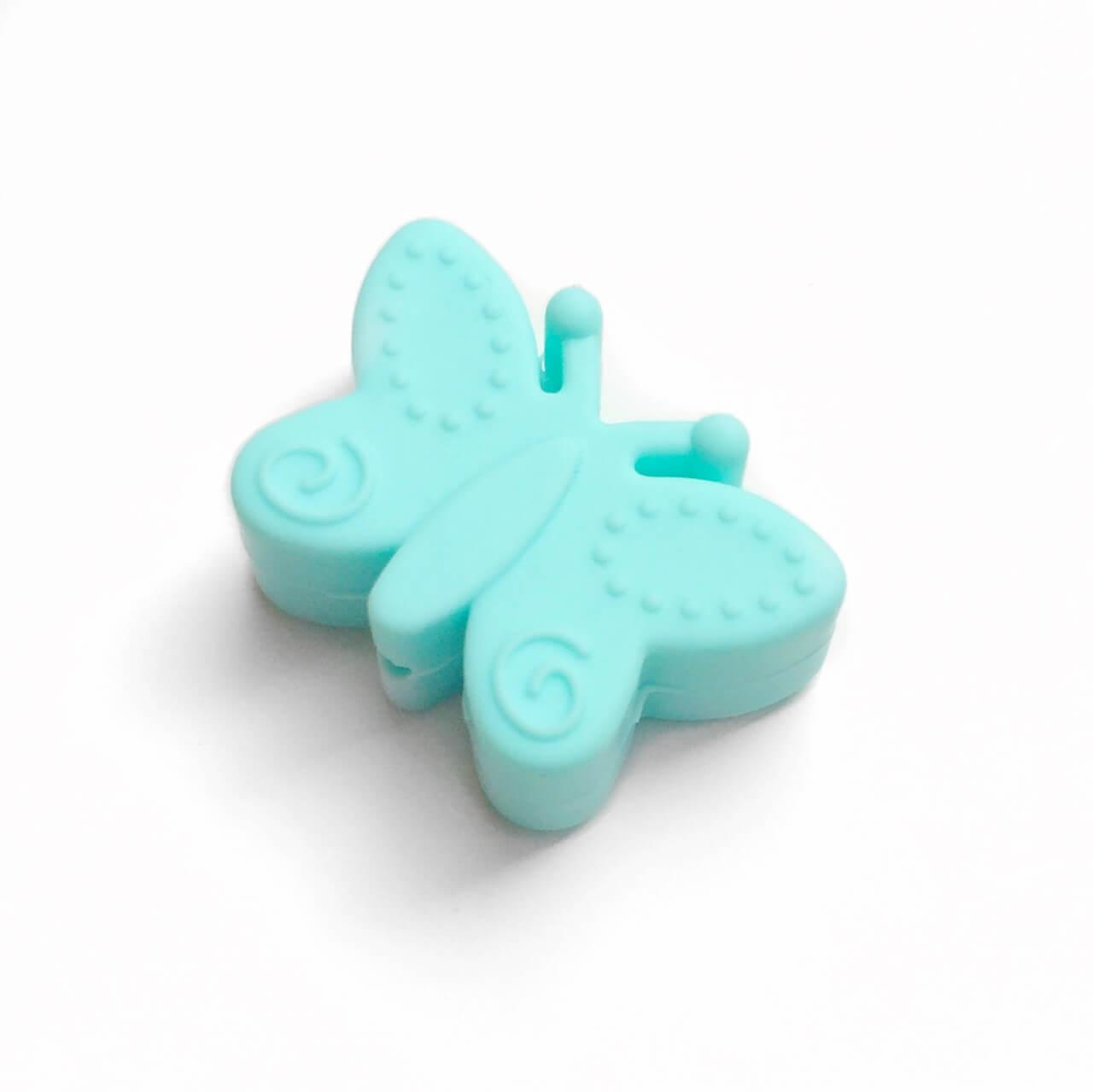 Намистина Метелик (тіффані) силіконові намистини з харчового силікону, фото 1