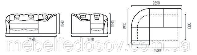 купити кутовий диван Лідія серія Еко