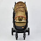 Прогулочная коляска JOY Kamelia 92400 серая с черным, футкавер, фото 6