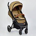 Прогулочная коляска JOY Kamelia 92400 серая с черным, футкавер, фото 5