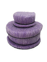 Полірувальний круг гібридна шерсть - Lake Country Purple Foamed Wool Buffing/Polishing 125 мм (58-1255-1), фото 3