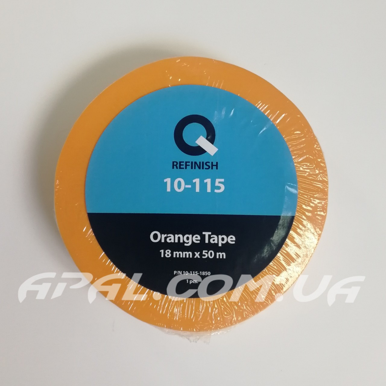 Q-Refinish 10-115 Декоративна стрічка малярна помаранчева 18мм х 50м