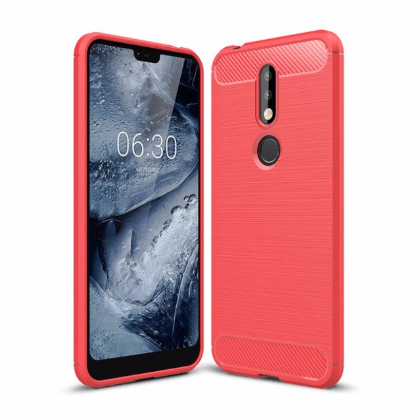 Чохол силіконовий TPU на Nokia 7.1 червоний