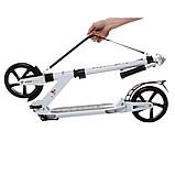 Міський самокат для дорослих Scooter iTrike SR 2-024-2, білий з чорними колесами, фото 3