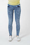 Штани джинсові для вагітних сині, фото 2