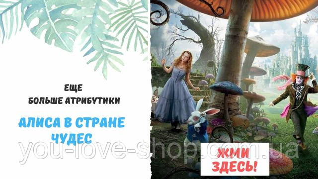 атрибутика з alice in wanderland