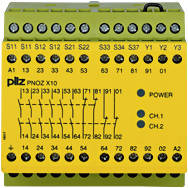 774701 реле захисту PILZ PNOZ X10 42VAC 6n/o 4n/c 3LED, фото 1