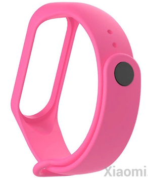 Силіконовий ремінець для Xiaomi Mi Band 3/4 Pink, фото 2