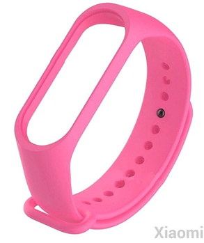 Силіконовий ремінець для Xiaomi Mi Band 3/4 Pink, фото 2