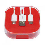 Зарядний кабель-перехідник 3 в 1, фото 6