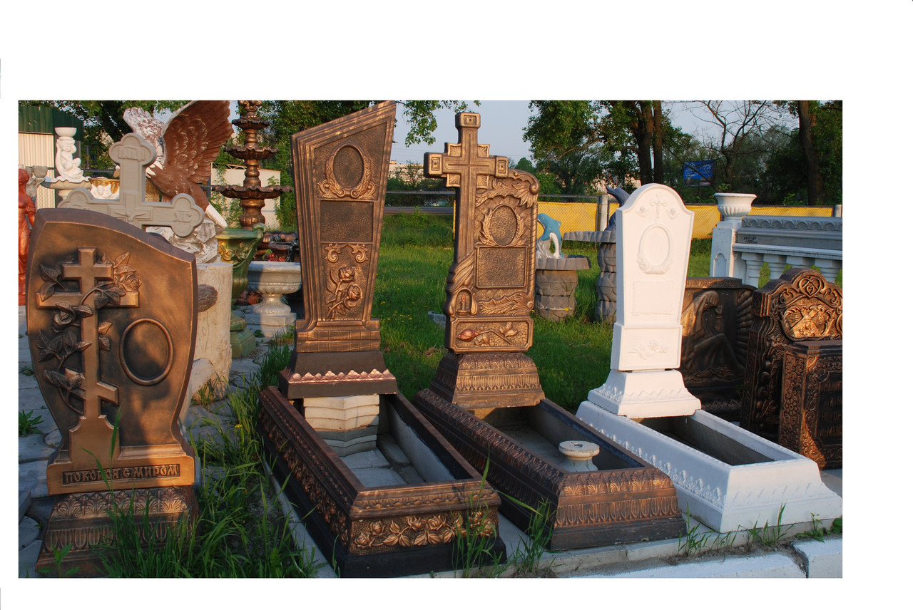 Бетонная гробничка "Лепесток" - фото 3 - id-p921341481