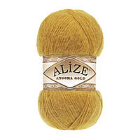 Alize ANGORA GOLD (Ангора Голд) № 02 шафран (Шерстяная пряжа ангора, нитки для вязания)