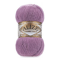 Alize ANGORA GOLD (Ангора Голд) № 28 яскраво-суха троянда (Вовняна пряжа ангора, нитки для в'язання)