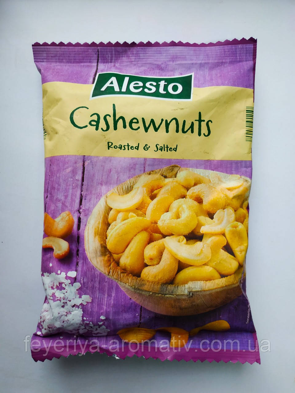 Горішки кеш'ю з сіллю Alesto Cashewnuts Roasted s Salted, 250гр