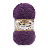 Alize ANGORA GOLD (Ангора Голд) № 111 сливовий (Вовняна пряжа ангора, нитки для в'язання)
