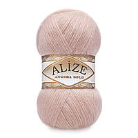 Alize ANGORA GOLD (Ангора Голд) № 161 пудра (Шерстяная пряжа ангора, нитки для вязания)