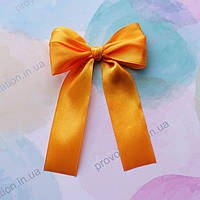 Бант великий атласний 25мм, жовтий