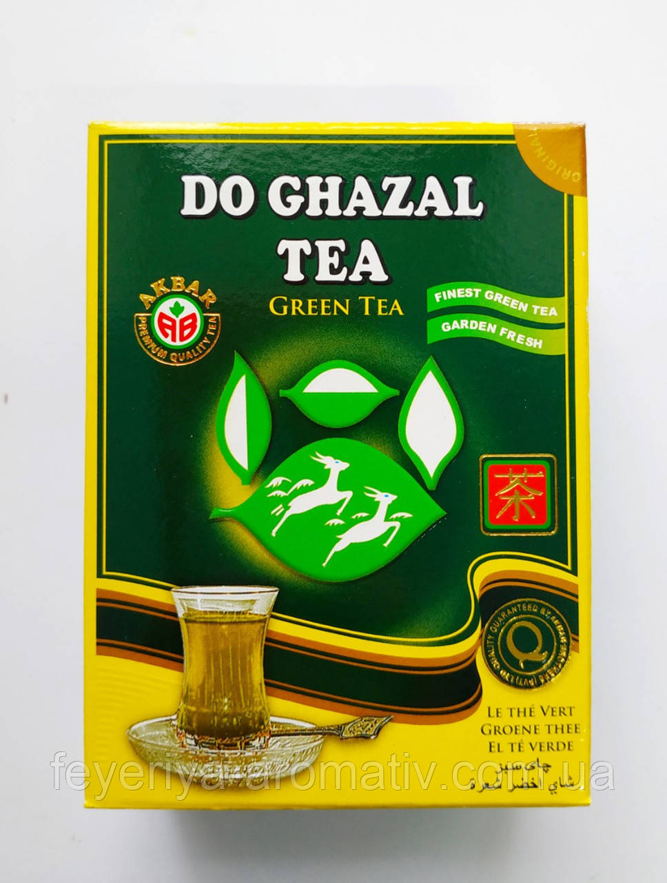 Зелений чай Do Ghazal tea Akbar, 100гр (Шрі-Ланка)