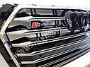 Решітка радіатора Audi A4 2015+ стиль Audi S4, фото 5