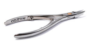 НАКОЖНИЦІ OLTON XXL (17-23) + шкіряний чохол. Пилочка для нігтів в подарунок.