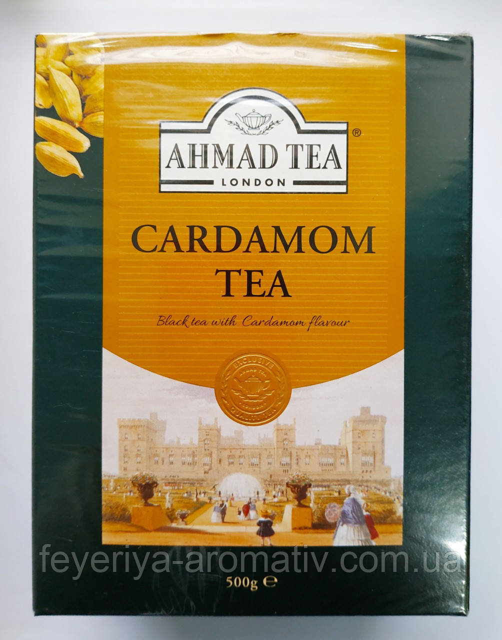 Чай чорний листовий з Кардамоном Ahmad tea 500g (Шрі-Ланка)