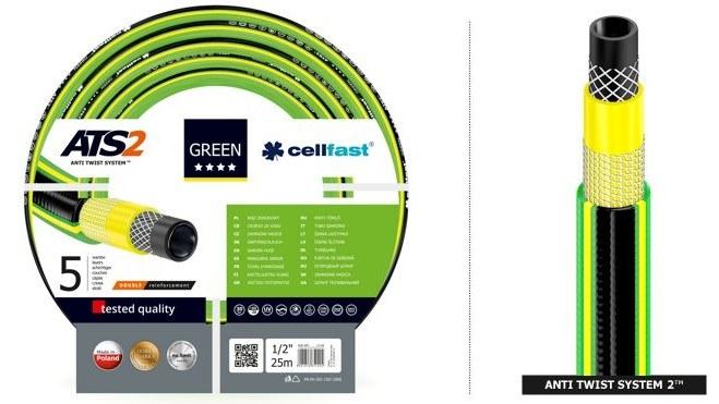 Шланг садовий Green Cellfast 1/2", 25 м.