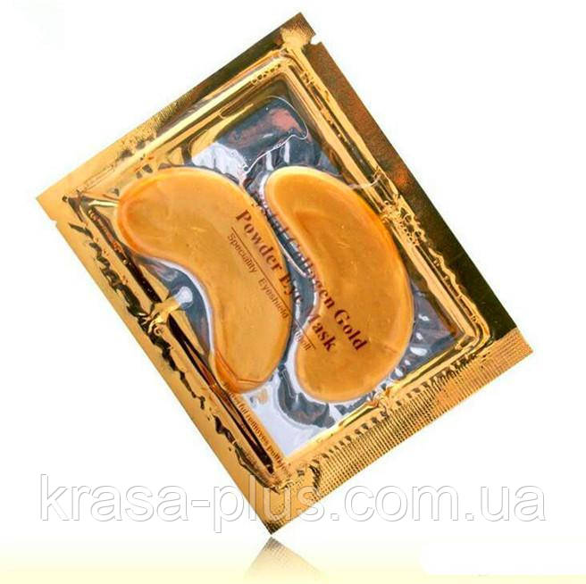 Колагенова маска для очей Crystal Collagen Gold Powder Eye Mask 1 пара - фото 1 - id-p138392591