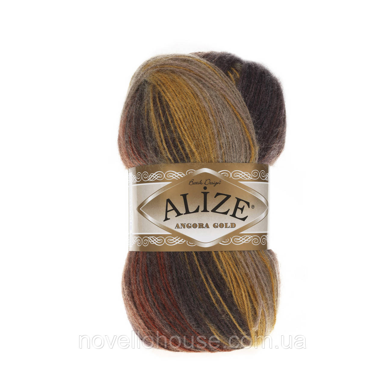 Alize ANGORA GOLD BATIK (Ангора Голд Батік) № 3379 (Вовняна пряжа ангора, нитки для в'язання)