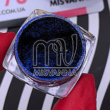 Зеркальная втирка пудра №12 синий, фото 4