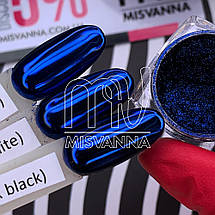 Зеркальная втирка пудра №12 синий, фото 3