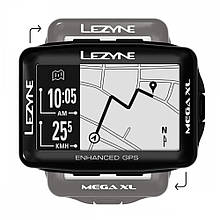 Велокомп'комп'ютер LEZYNE MEGA XL GPS чорний