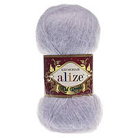 Alize KID ROYAL 50 (Кід Роял 50) № 224 зимове небо (Пряжа мохер, нитки для в'язання)