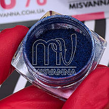 Дзеркальна втирка пудра Platinum Mirror, MP-11 блакитна, фото 4