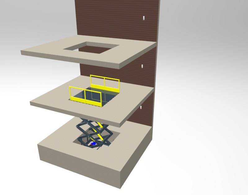 Підіймальна платформа для складу, фото 1