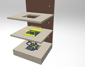 Підіймальний стіл пневматичний