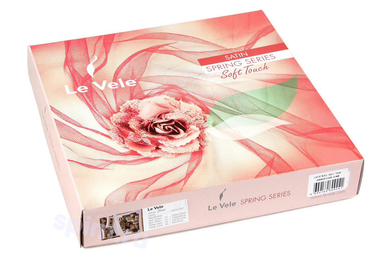 Комплект постельного белья Le Vele Philomel Spring series сатин 220-200 см - фото 2 - id-p493070855