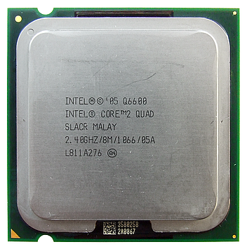 Процесор Intel Core2 Quad Q6600 2.40 GHz / 8M / 1066 (SLACR) s775, tray