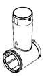 Тубус  Moulinex ME512, ME620 тубус SS-194174
