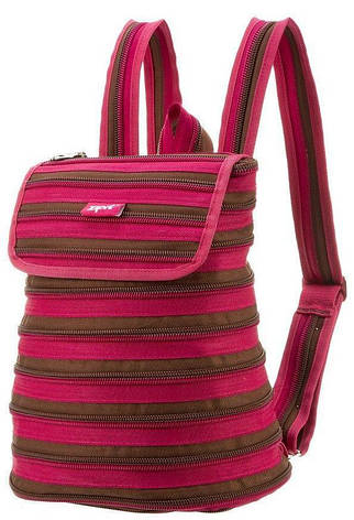 Рюкзак Zipit Zipper Fuchsia & Deep Brown (ZBPL-1), фото 2