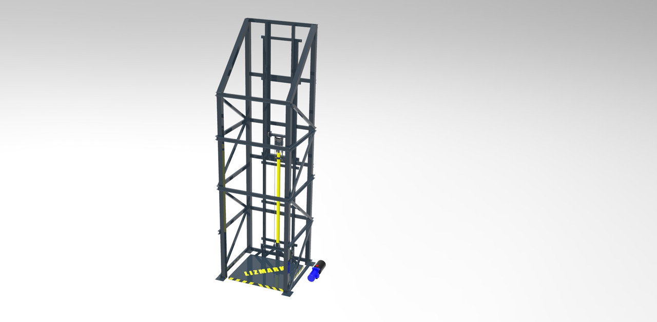 Вантажний шахтний підіймач, фото 1