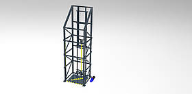 Вантажний шахтний підіймач