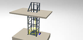 Шахтний підіймач 1 тонна