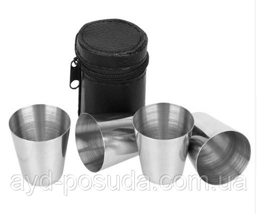 Набір стаканів із нержавіючої сталі, арт. 830-17А-4