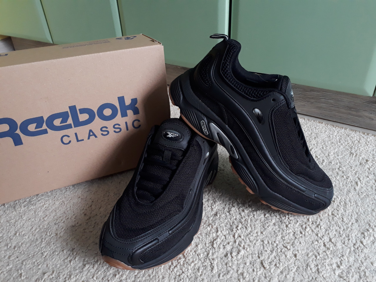 Чоловічі кросівки Reebok Daytona DMX Black/Silver чорний/срібний