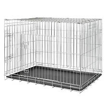 Транспортна клітка для собак TRIXIE (Тріксі) металева з 2 дверима, 116*86*77 см